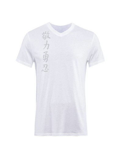 Jaco Kanji II Performance V Neck t-shirt White