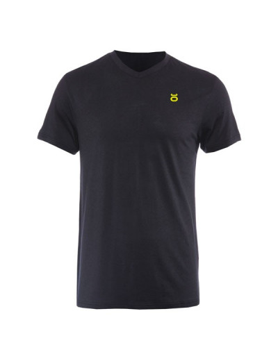 Jaco Tenacity Performance V Neck t-shirt Black/SugaFly Yellow